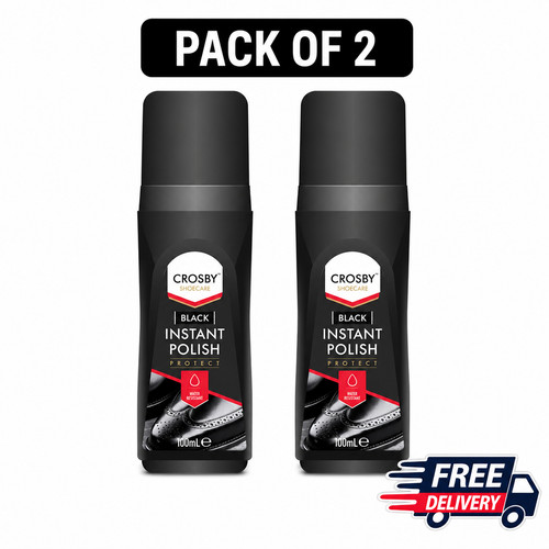 Black shoe polish - 2x,