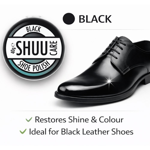 Shuu black shoe polish - shuu,