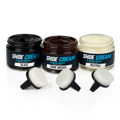 Shoe cream for leather - shoe,