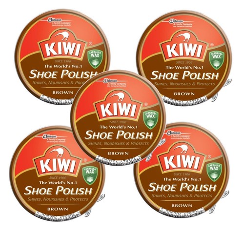 Kiwi pack brown shoe polish - brown,