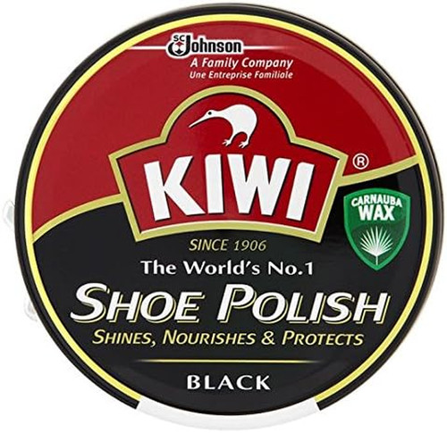 Kiwi black leather - black,