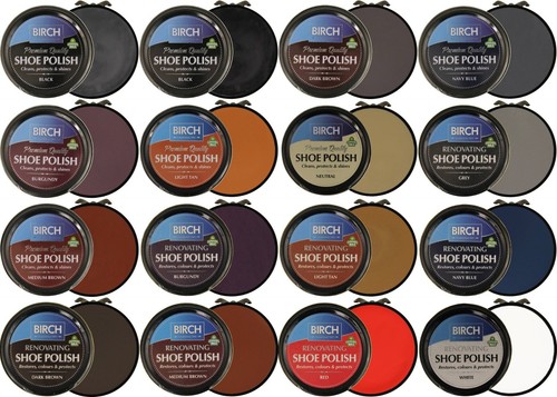 Birch leather shoe polish - leather,
