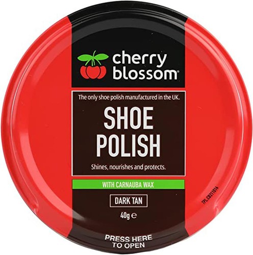 Shoe polish dark tan - shoe,