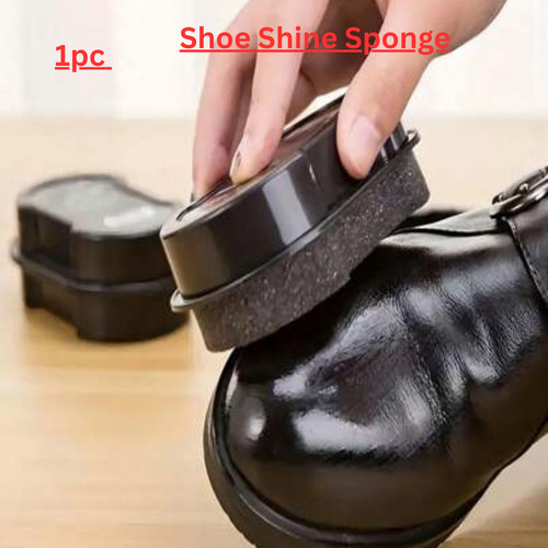 Shoe shine sponge - shine, black