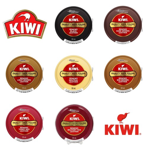 Kiwi shoe polish black brown - polish,
