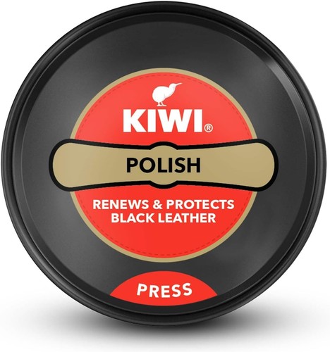 Kiwi black shoe - black, polish