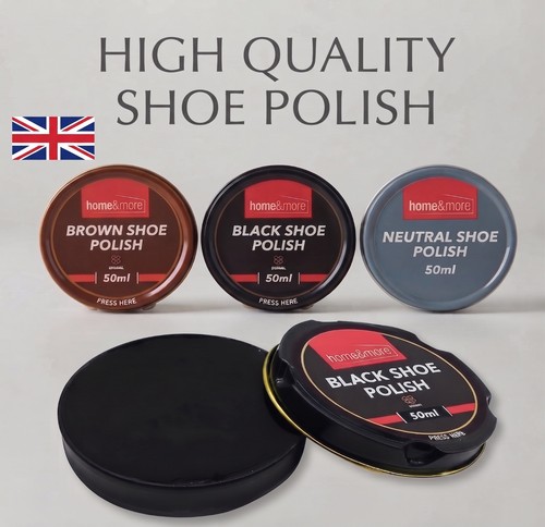 Shoe polish black - 3x,