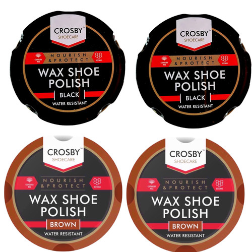 Wax shoe polish black brown - shoe,